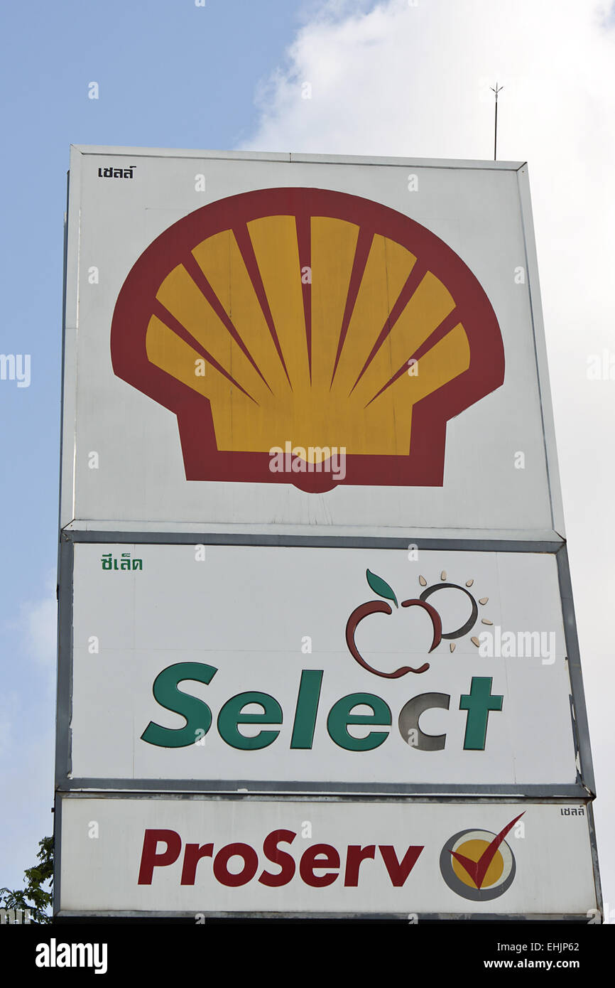 Shell Thailand Stock Photo