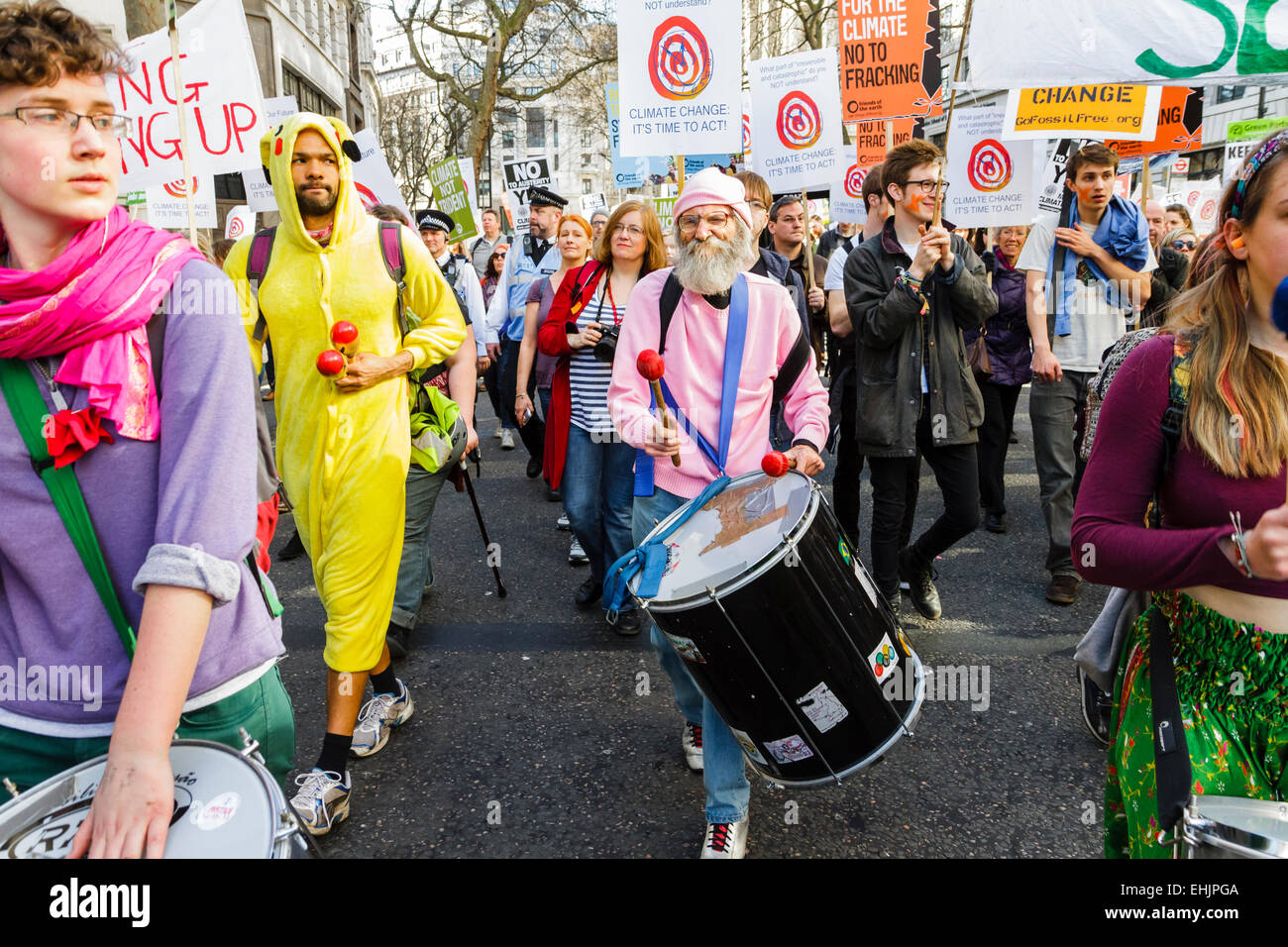 'Time for Action march, London UK Stock Photo