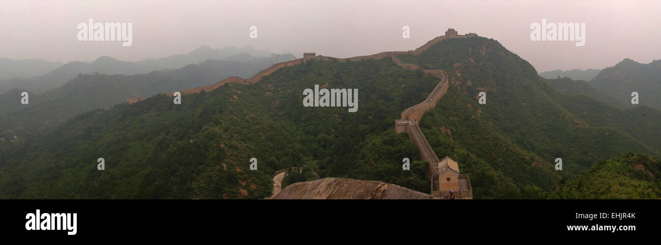 The great wall of china aerial hi-res stock photography and images - Alamy