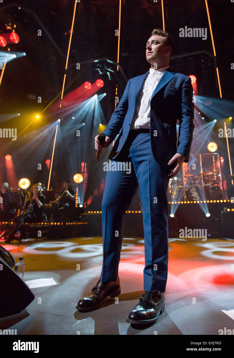 iTunes Festival 2014 at the Roundhouse - Day 9 - Performances  Featuring: Sam Smith Where: London, United Kingdom When: 09 Sep 2014 Stock Photo