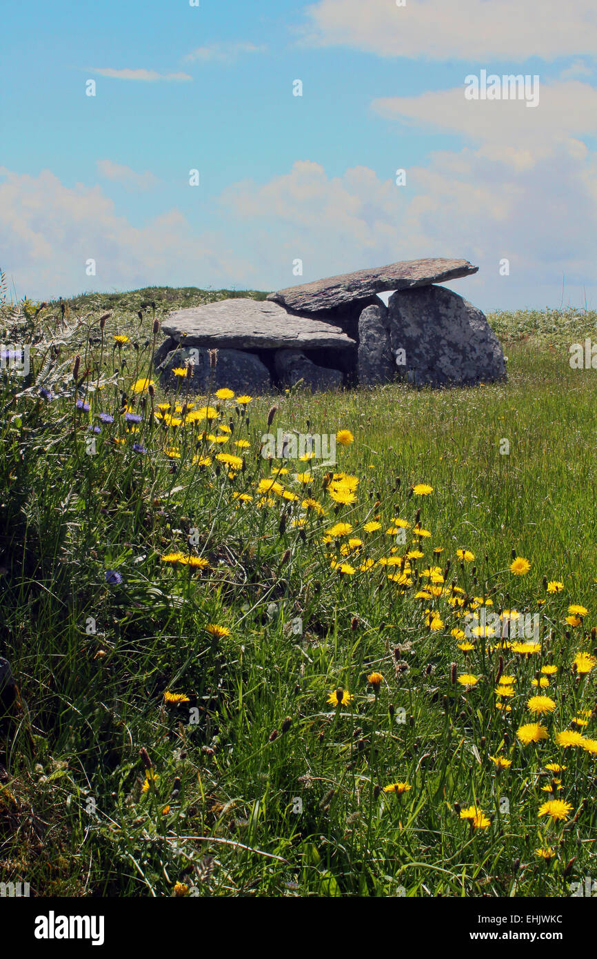 alter stone, near goleen county cork ireland Stock Photo