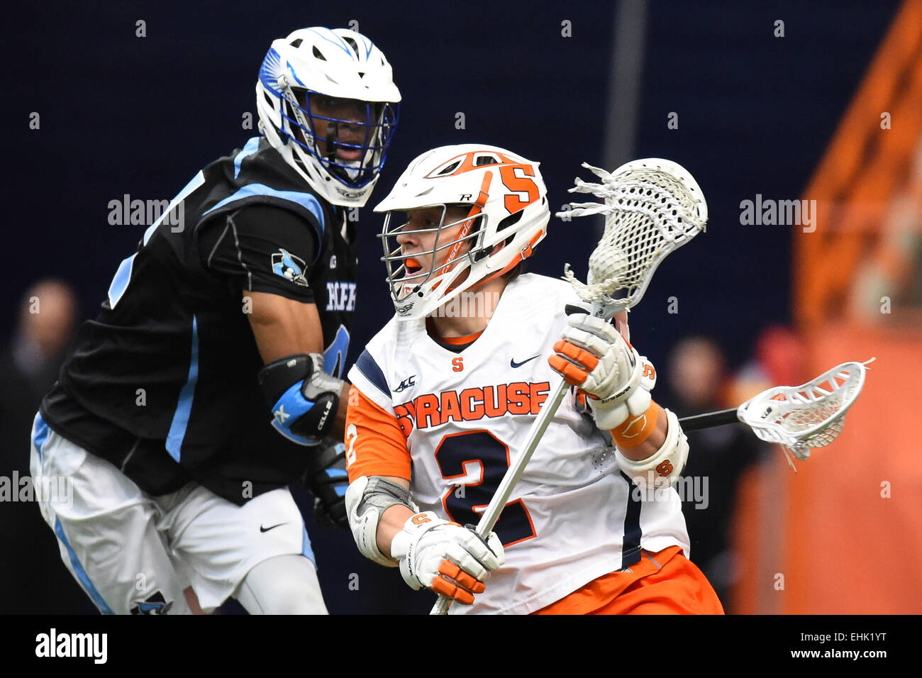 Syracuse, New York, USA. 14th Mar, 2015. Syracuse Orange attackman