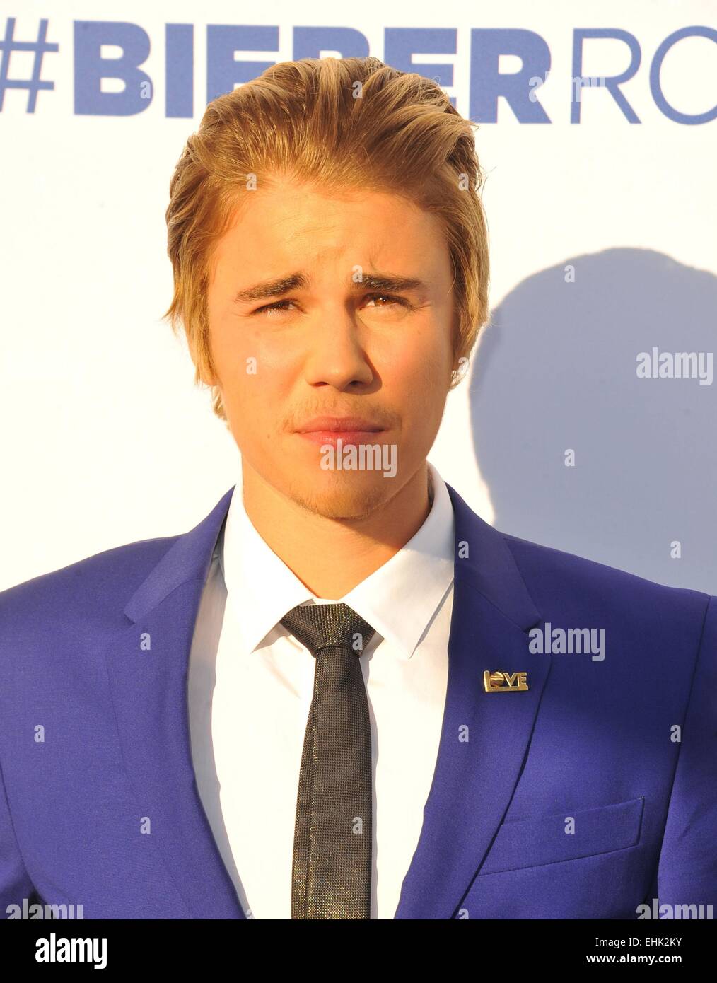 Los Angeles, CA, USA. 14th Mar, 2015. Justin Bieber at arrivals for ...