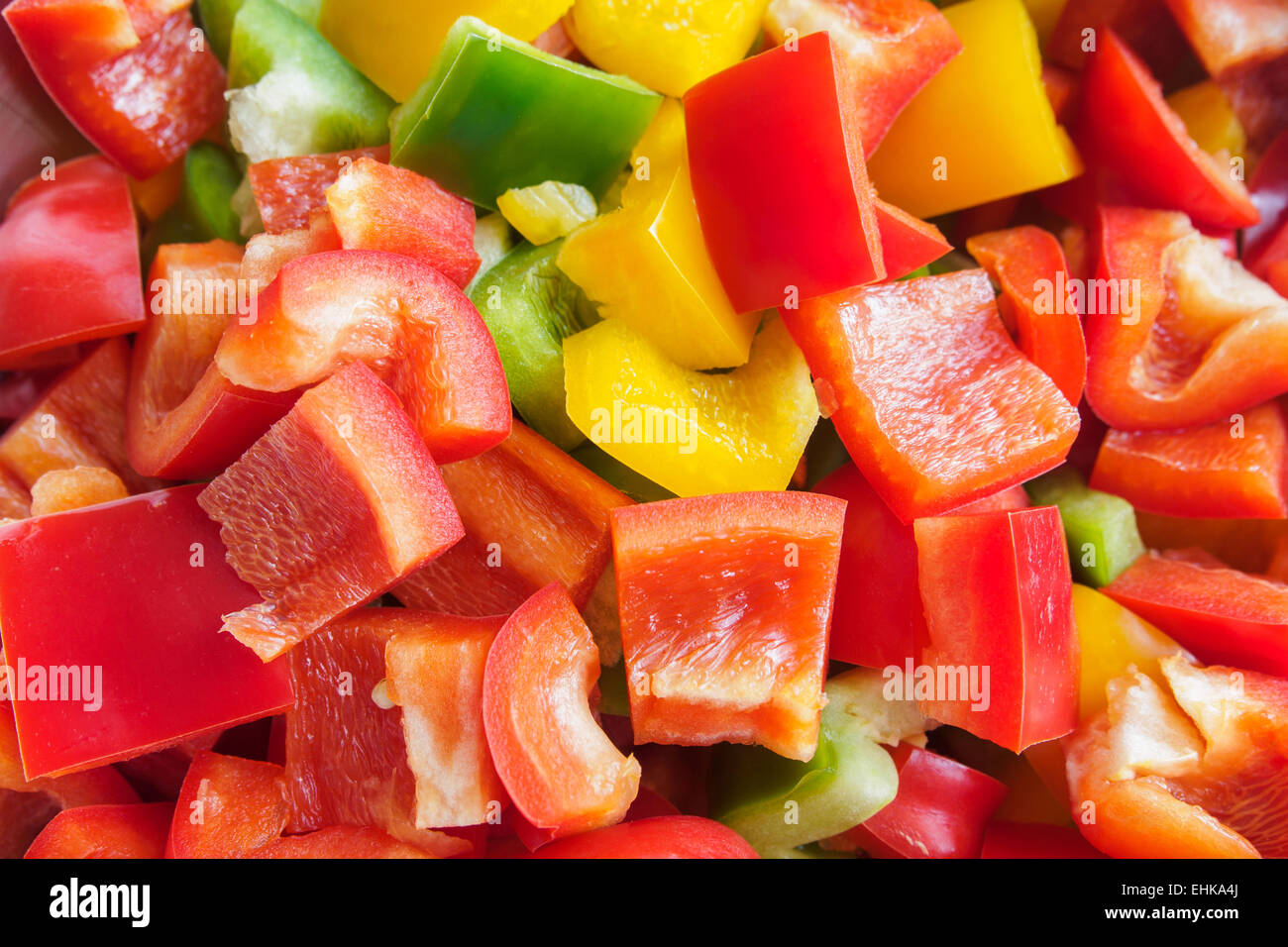 Slices of green pepper hi-res stock photography and images - Alamy