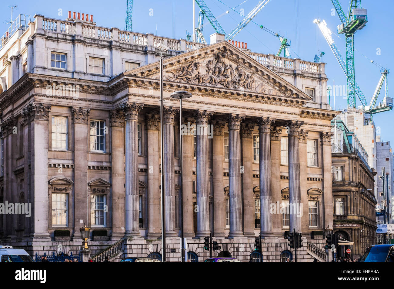 Mansion House - City of London Stock Photo