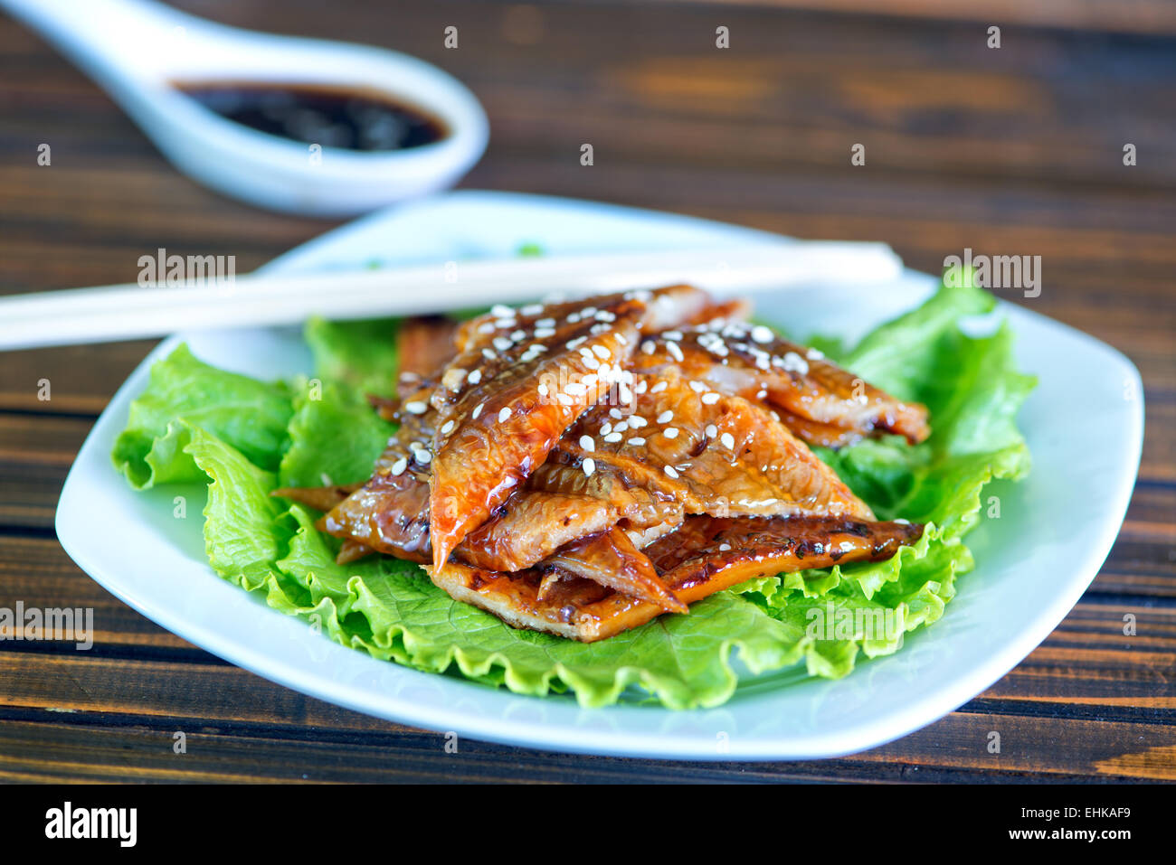 Eel sauce hi-res stock photography and images - Alamy