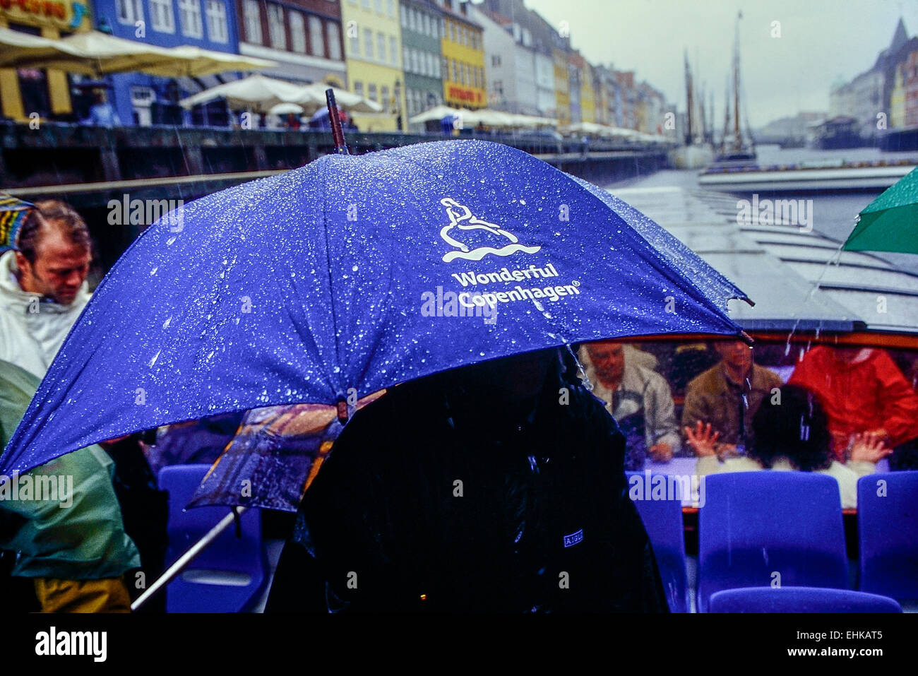 Copenhagen in the rain. Denmark Stock Photo Alamy