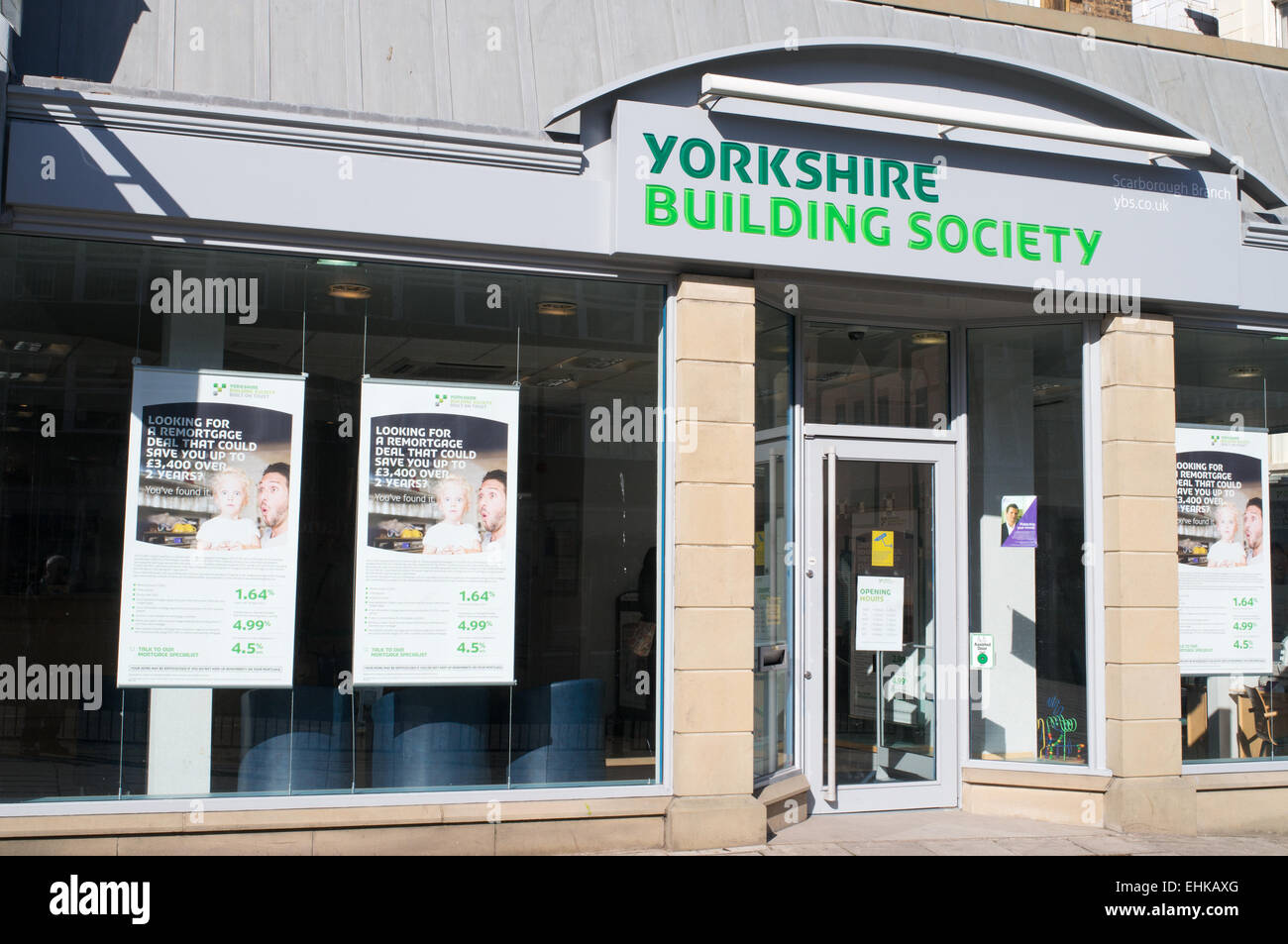 Yorkshire Building Society, Scarborough, North Yorkshire, UK Stock