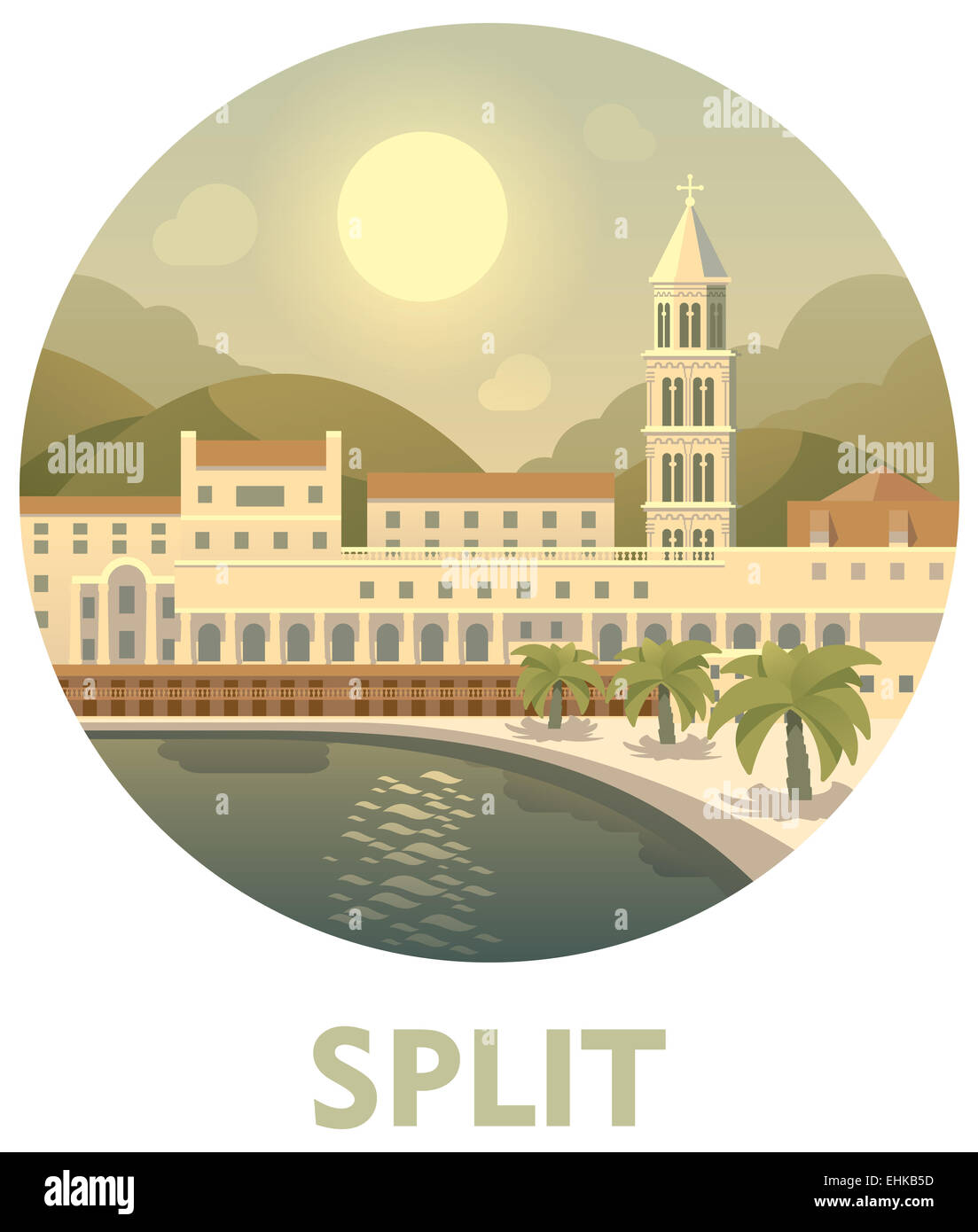 Travel destination Split Stock Photo Alamy
