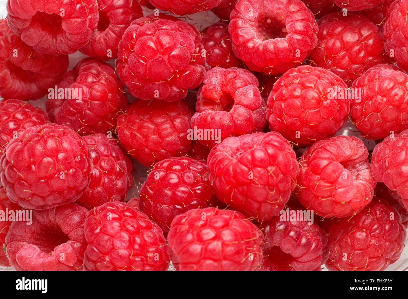 Raspberry texture background Stock Photo