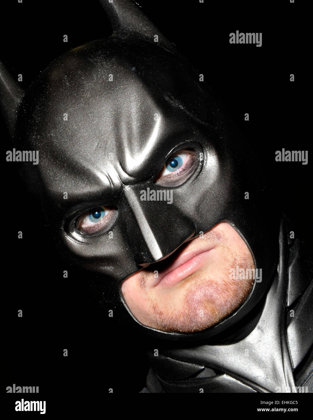 Cosplay fans attending the London Super Comic Convention at the Excel Centre in London. Stock Photo