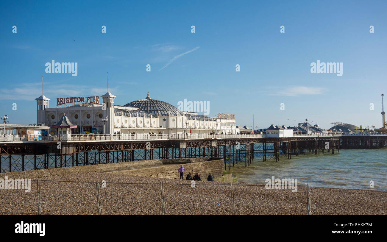 Brighton pier Stock Photo