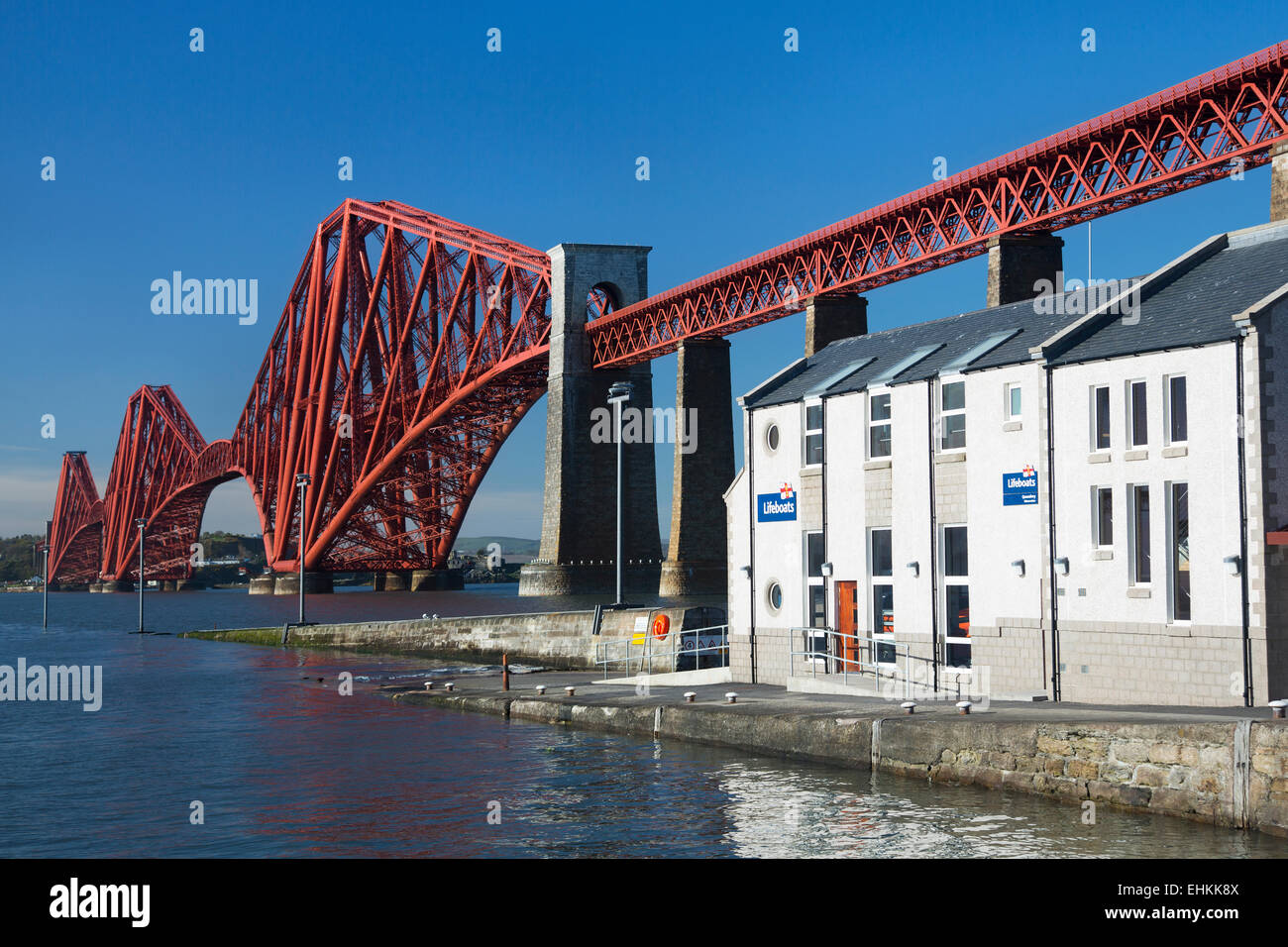 Forth Bridge South Queensferry Fife Scotland Stock Photo