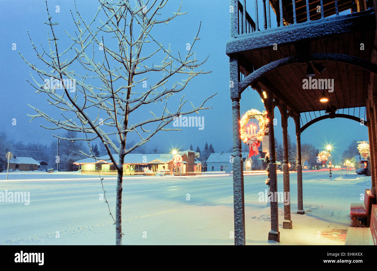 HAILEY, IDAHO - January 15: Hailey, Idaho on January 15, 1998 Stock ...