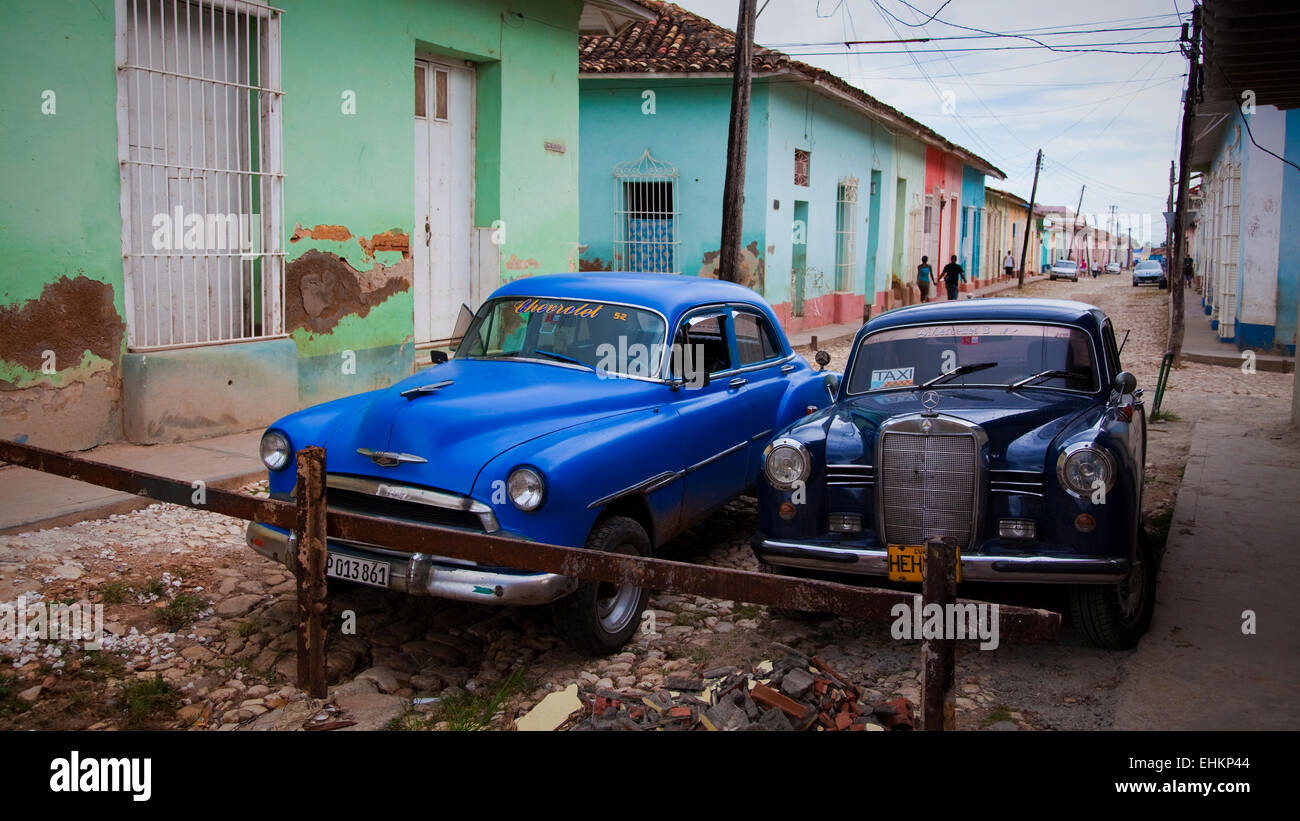 Classic car, Trinidad, Cuba Stock Photo Alamy