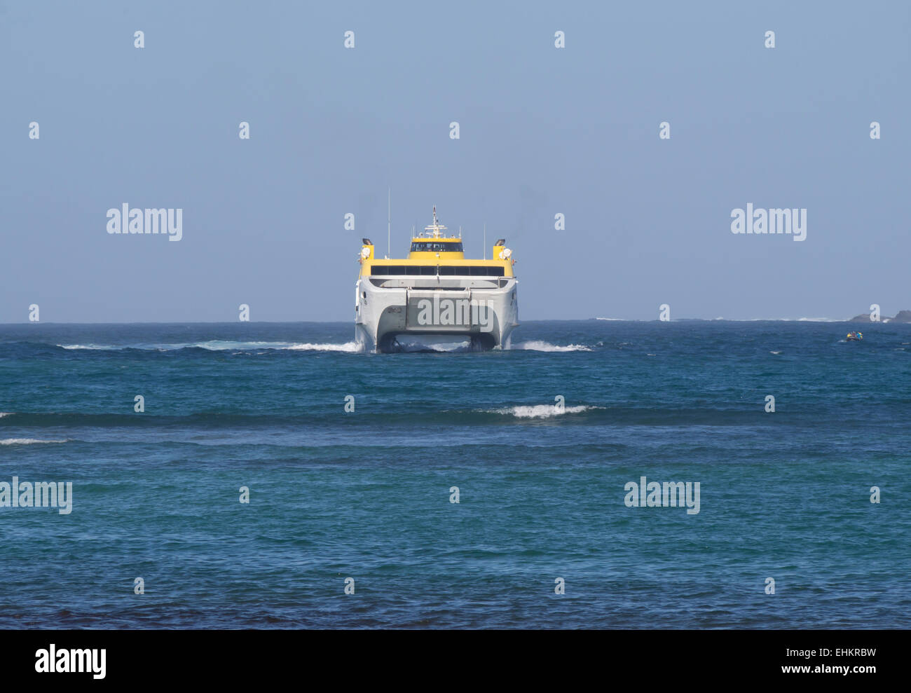 Catamaran Car And Passenger Ferry Fred Olsen Express Busy In The 