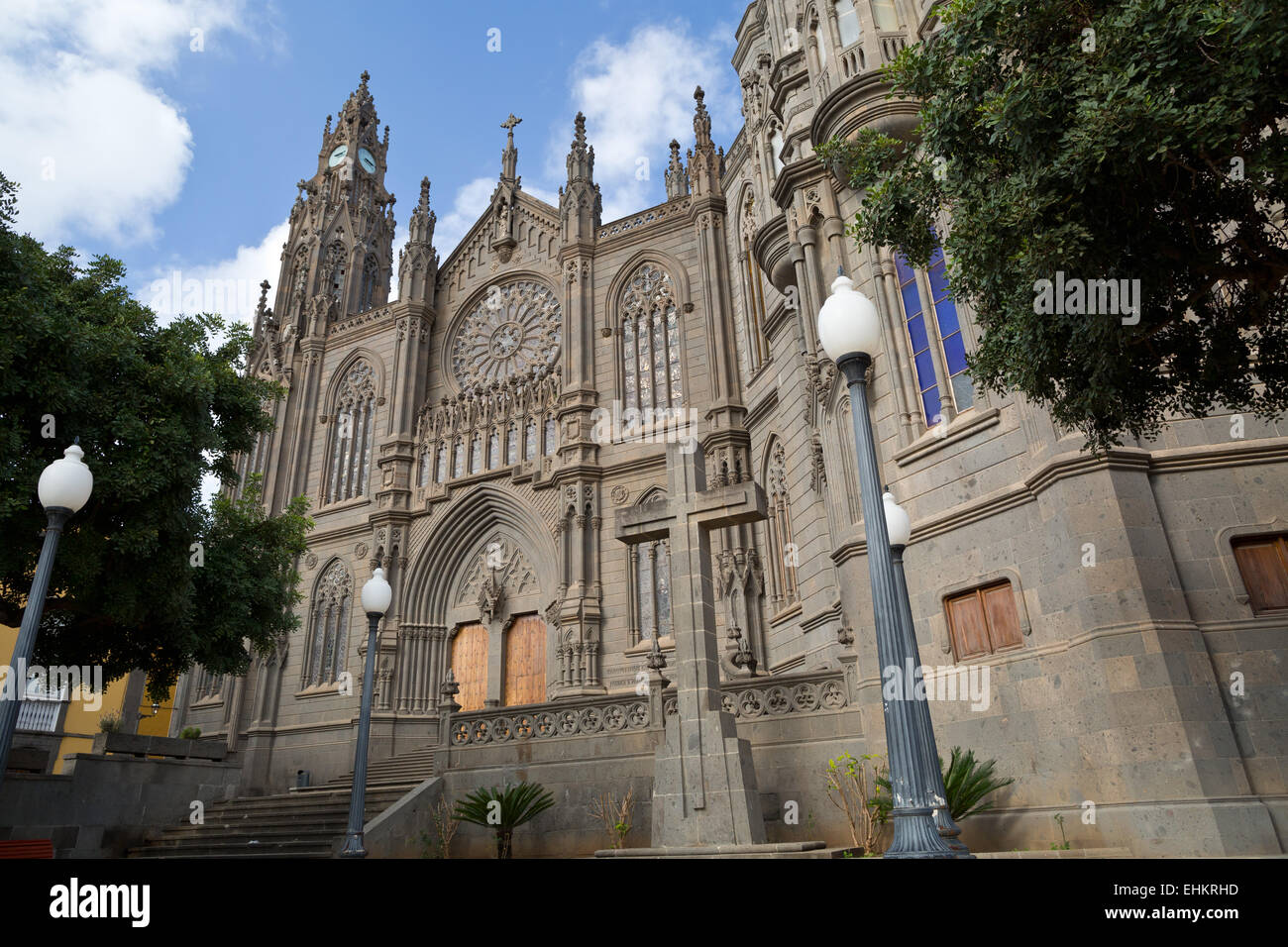Arucas, Iglesia de San Juan Bautista, Gran Canaria, Canary islands, Spain, Europe Stock Photo