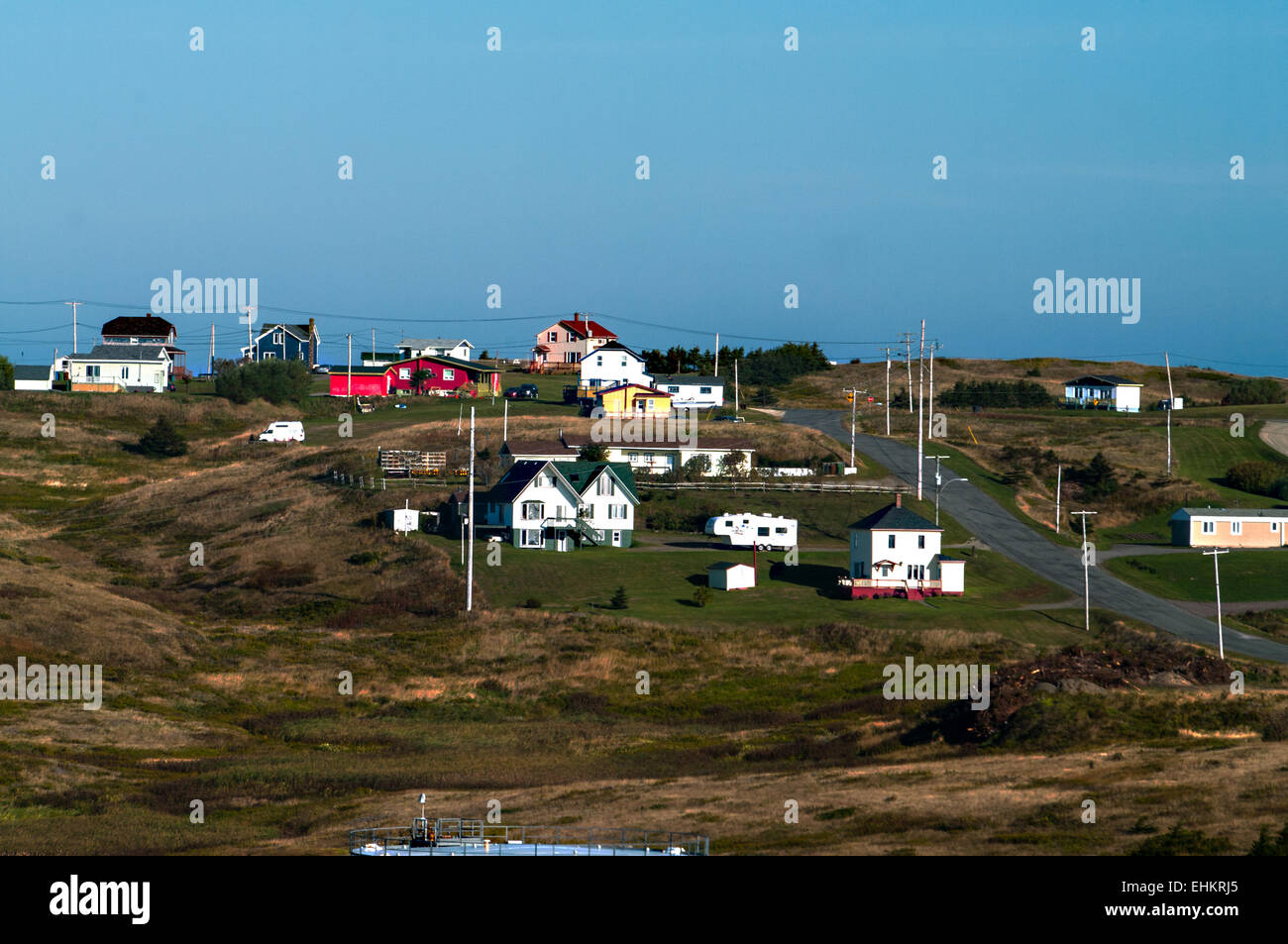 Houses in CapauxMeules Stock Photo Alamy