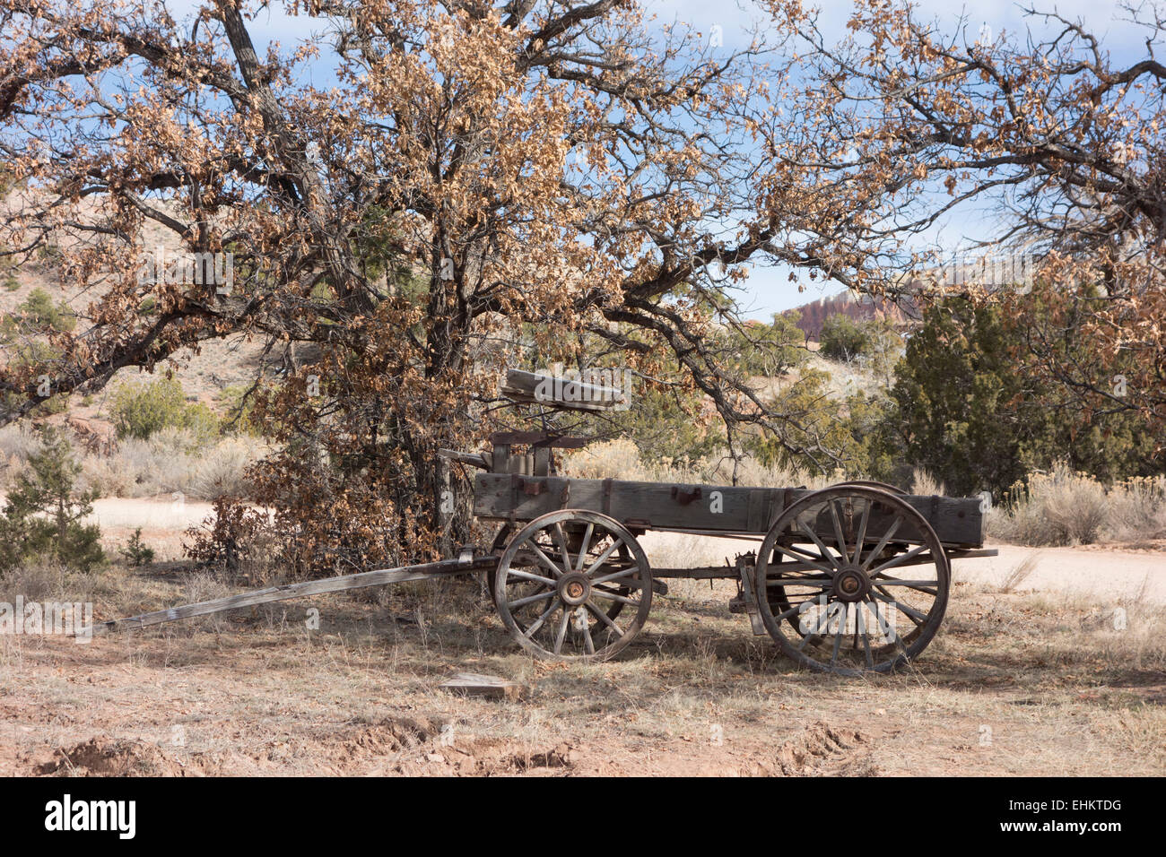 Old southwestern pioneer Chuck Wagon Stock Photo - Alamy