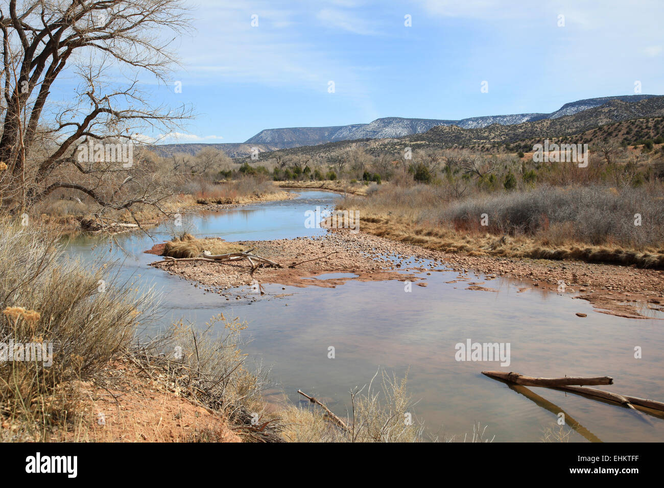 Chama River New Mexico USA Stock Photo