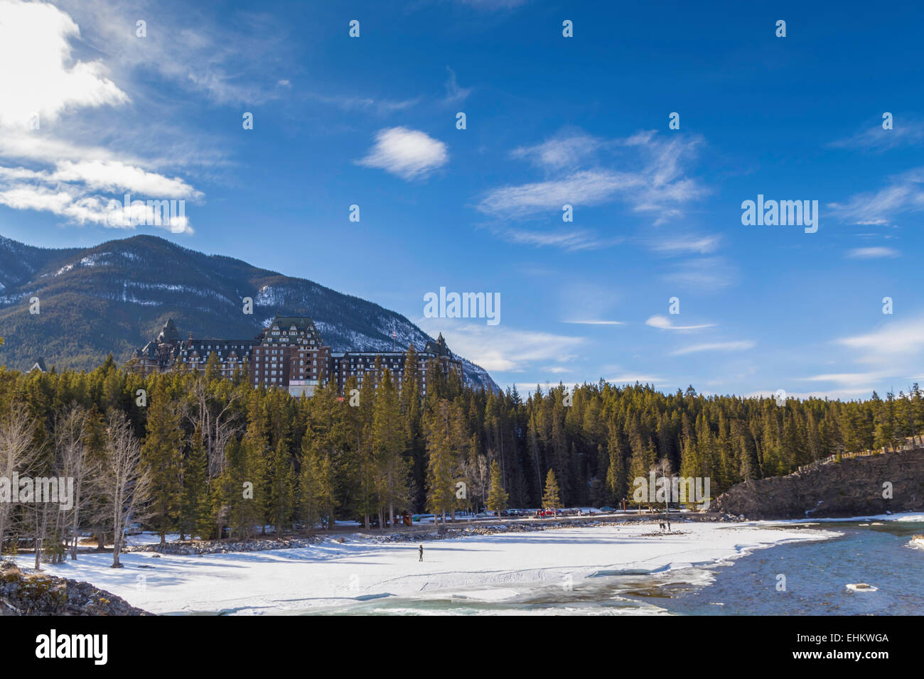 Banff springs hotel national park hi-res stock photography and images ...