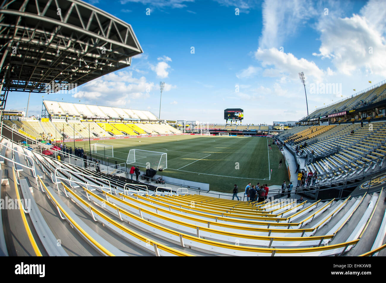 MAPFRE Stadium before the match between Toronto FC and Columbus Crew SC at MAPFRE Stadium, in Columbus OH. on March 14, 2015. Photo: Dorn Byg/CSM Stock Photo