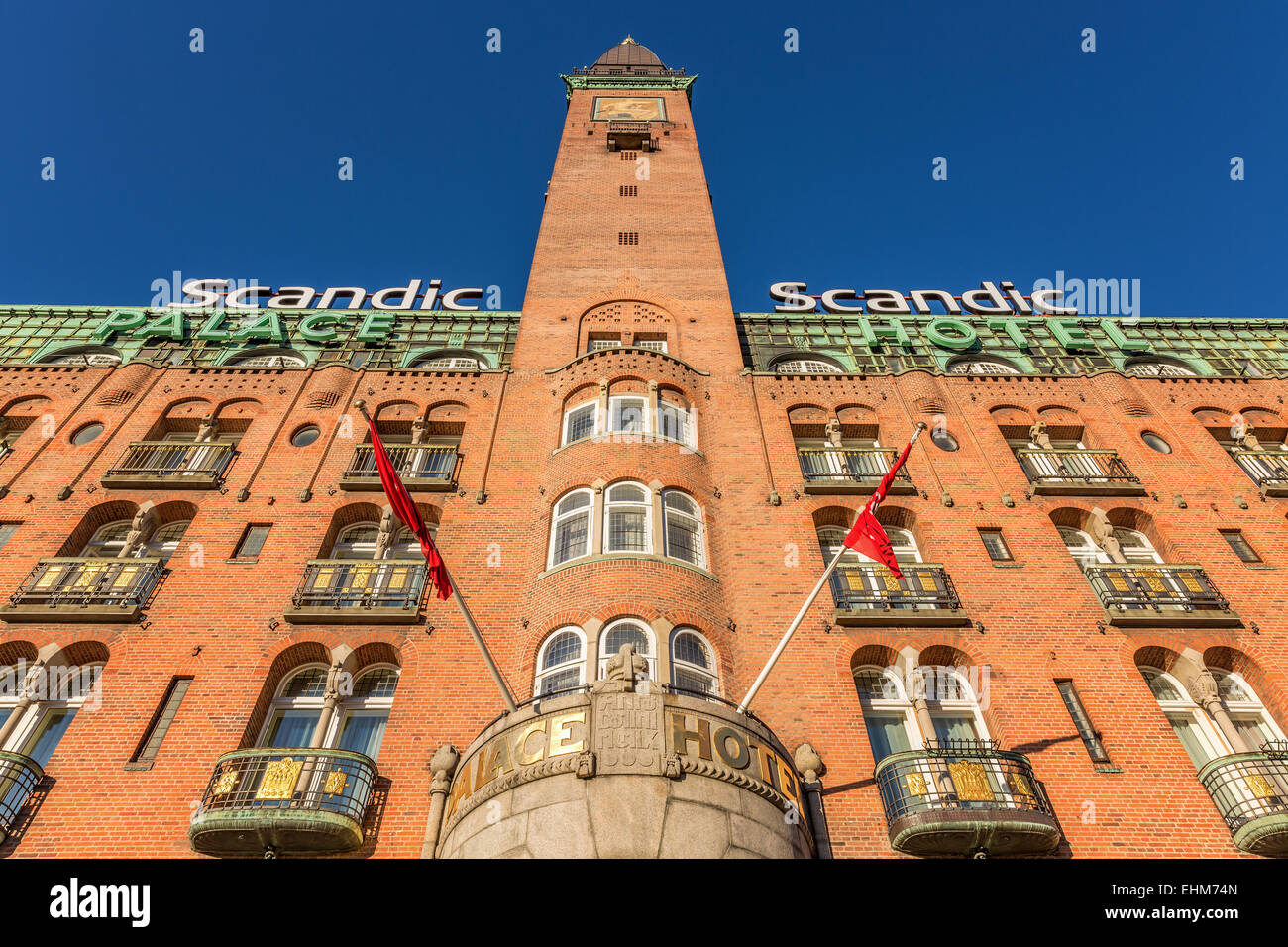 Scandic Palace Hotel on the Town Hall square, Radhus Pladsen, Copenhagen, Denmark Stock Photo