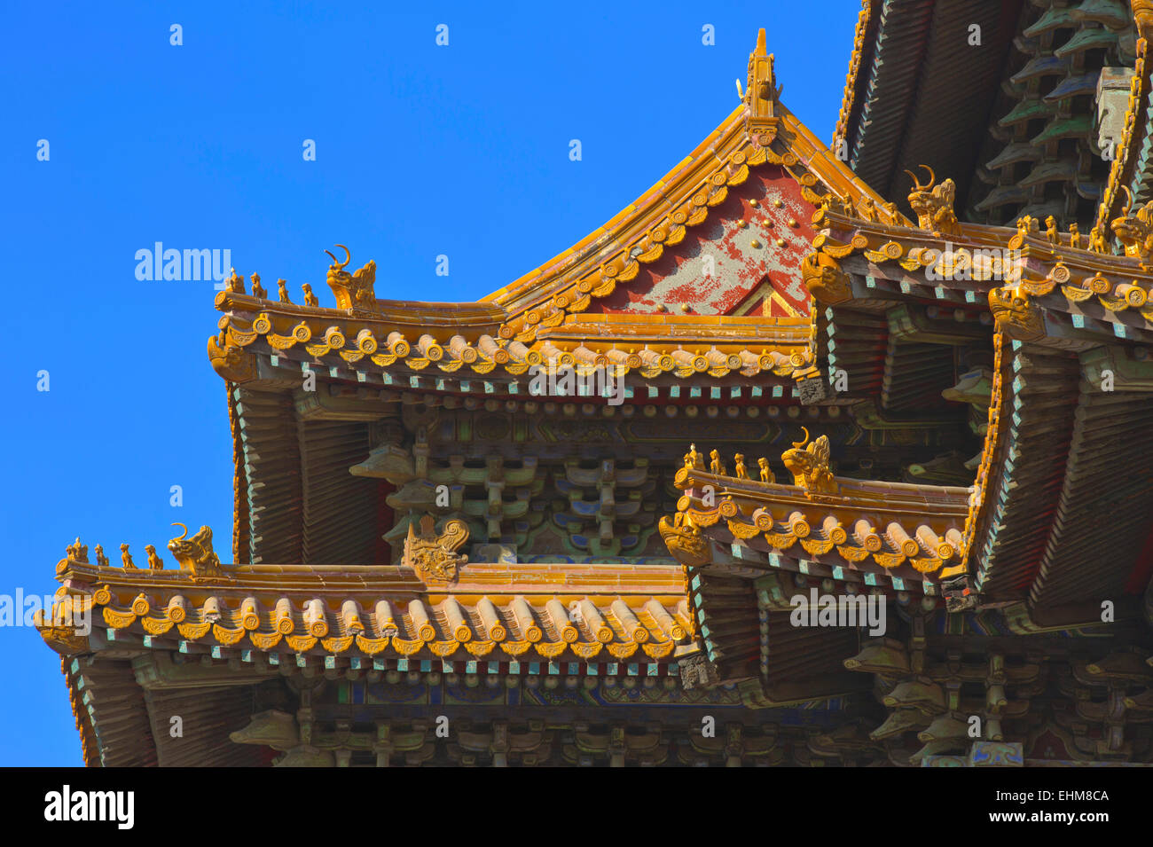 The Forbidden City, Beijing China Stock Photo