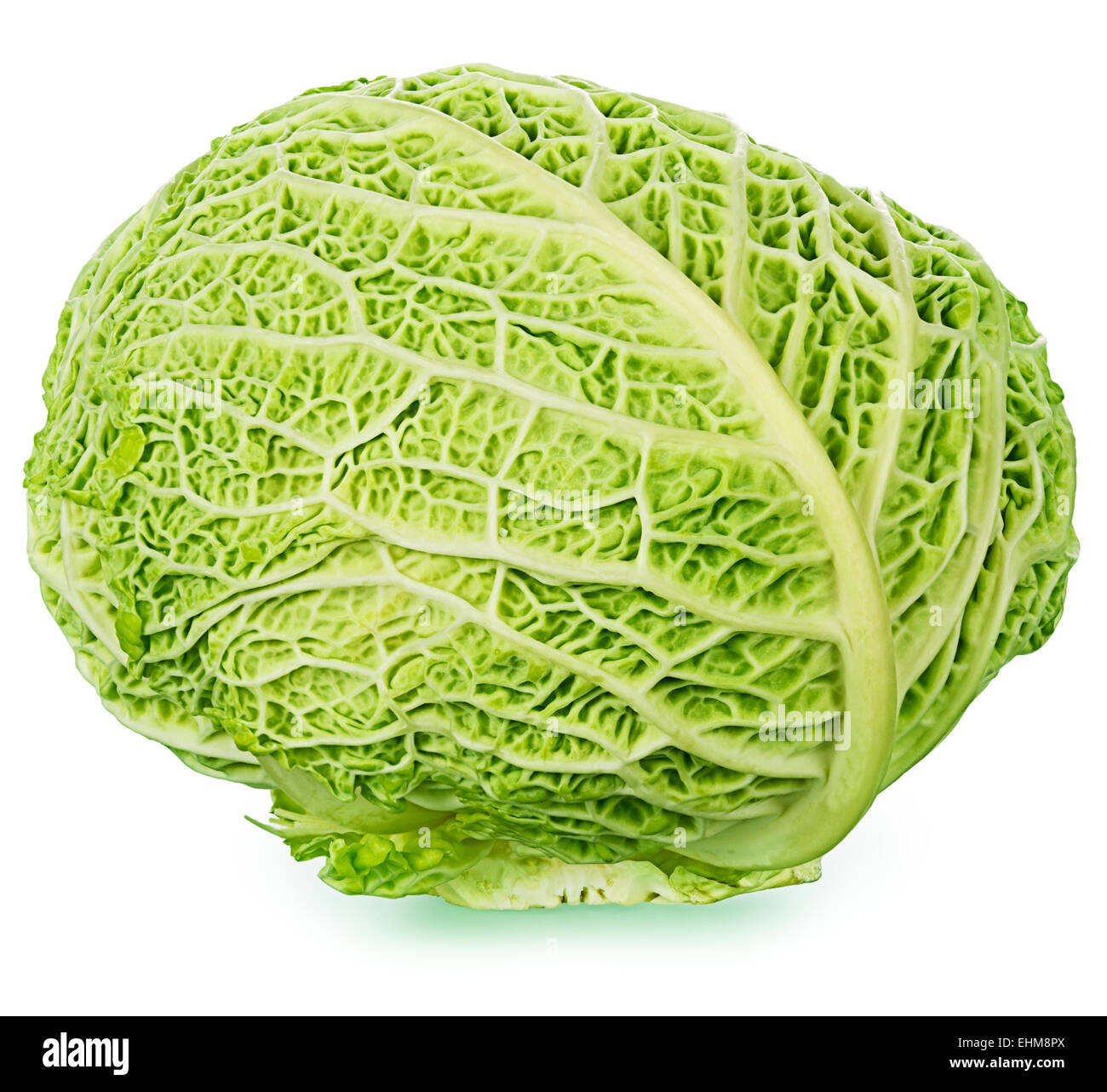 Fresh savoy cabbage isolated on white background Stock Photo Alamy