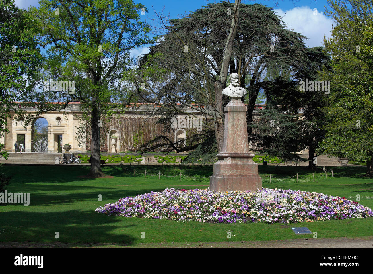 Jardin botanique, public botanic garden, Bordeaux, France Stock Photo