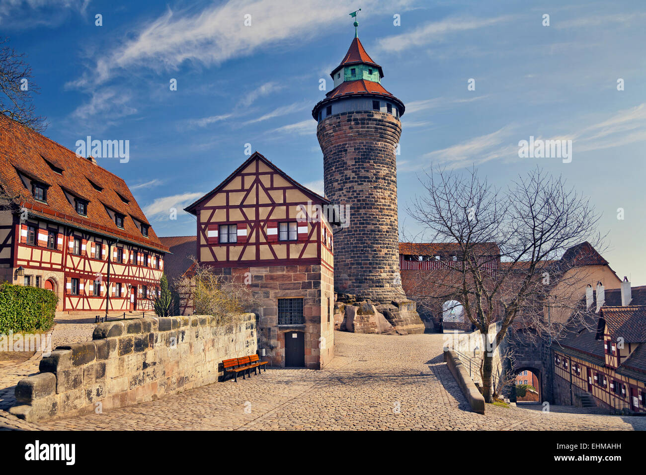 Nuremberg Castle. Image of the Nuremberg Castle in Nuremberg, Germany
