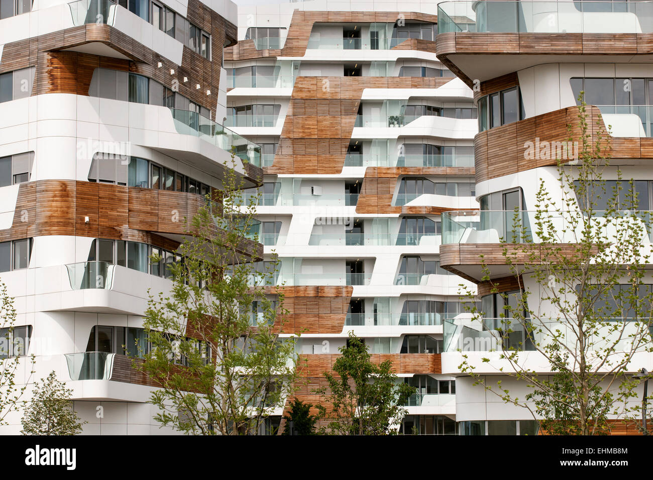 Milan, CityLife, new area, architecture Stock Photo
