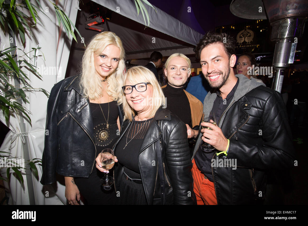 2nd True Berlin party at Shan's Kitchen Featuring: Bonnie Strange,Guest Where: Berlin, Germany When: 09 Sep 2014 Stock Photo