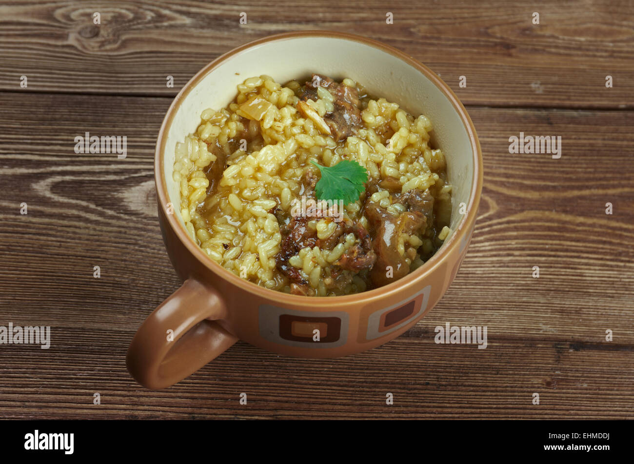 Soupe Courte French thick soup of lamb Stock Photo Alamy