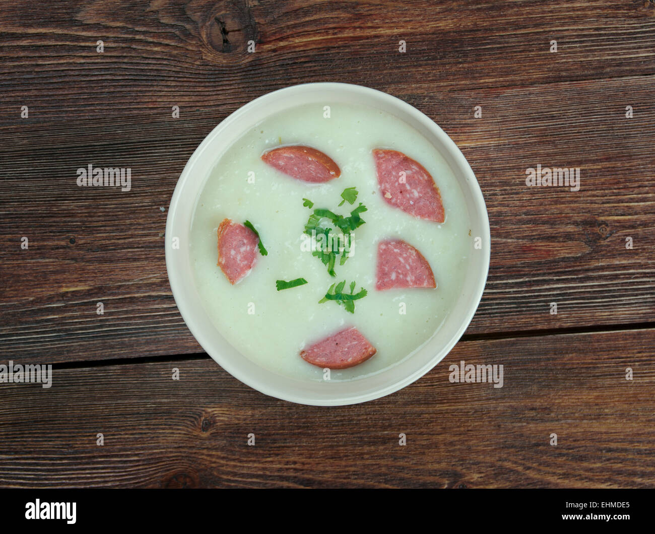 Berliner Kartoffelsuppe - Potato Soup from Berlin Stock Photo - Alamy