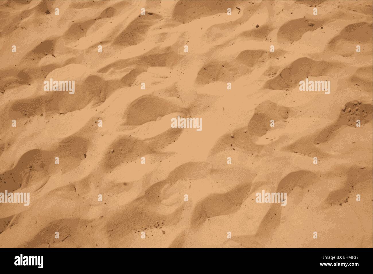 Vector desert brown sand texture Stock Vector