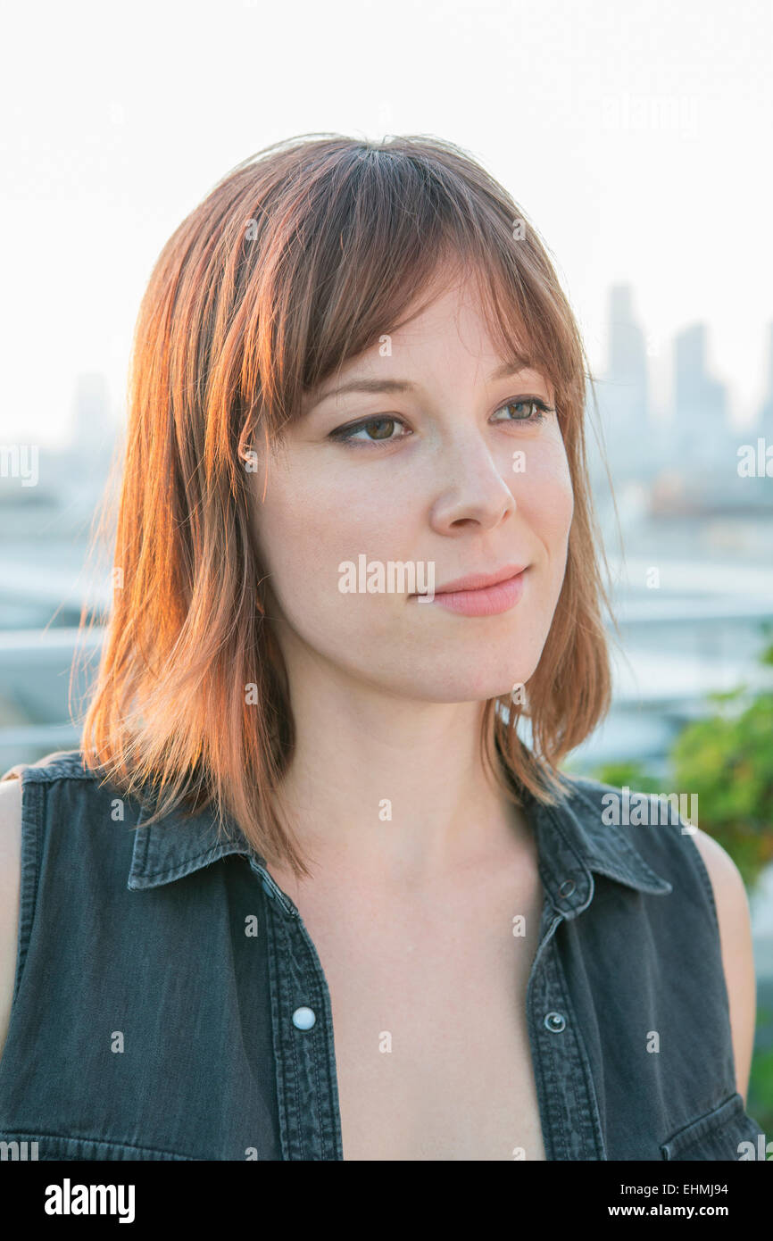 Close up happy caucasian young hi-res stock photography and images - Alamy