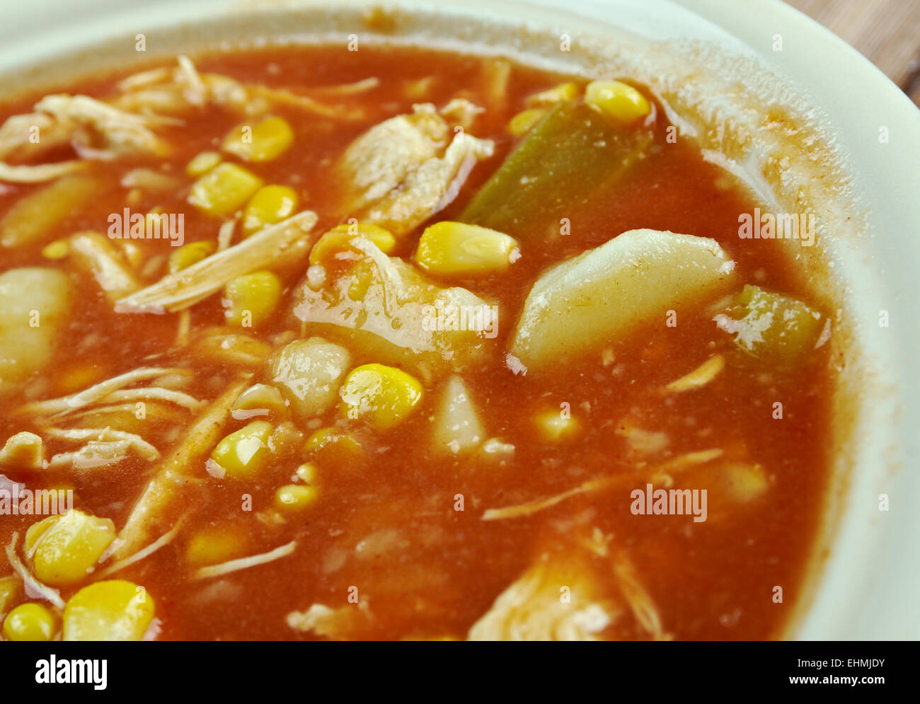 Brunswick stew traditional dish, popular in the American South. made