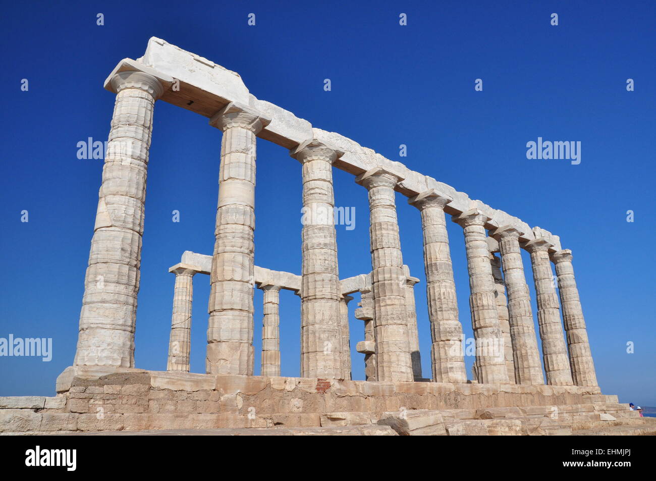 Temple of Poseidon at Cape Sounion, Athens - Greece Stock Photo - Alamy