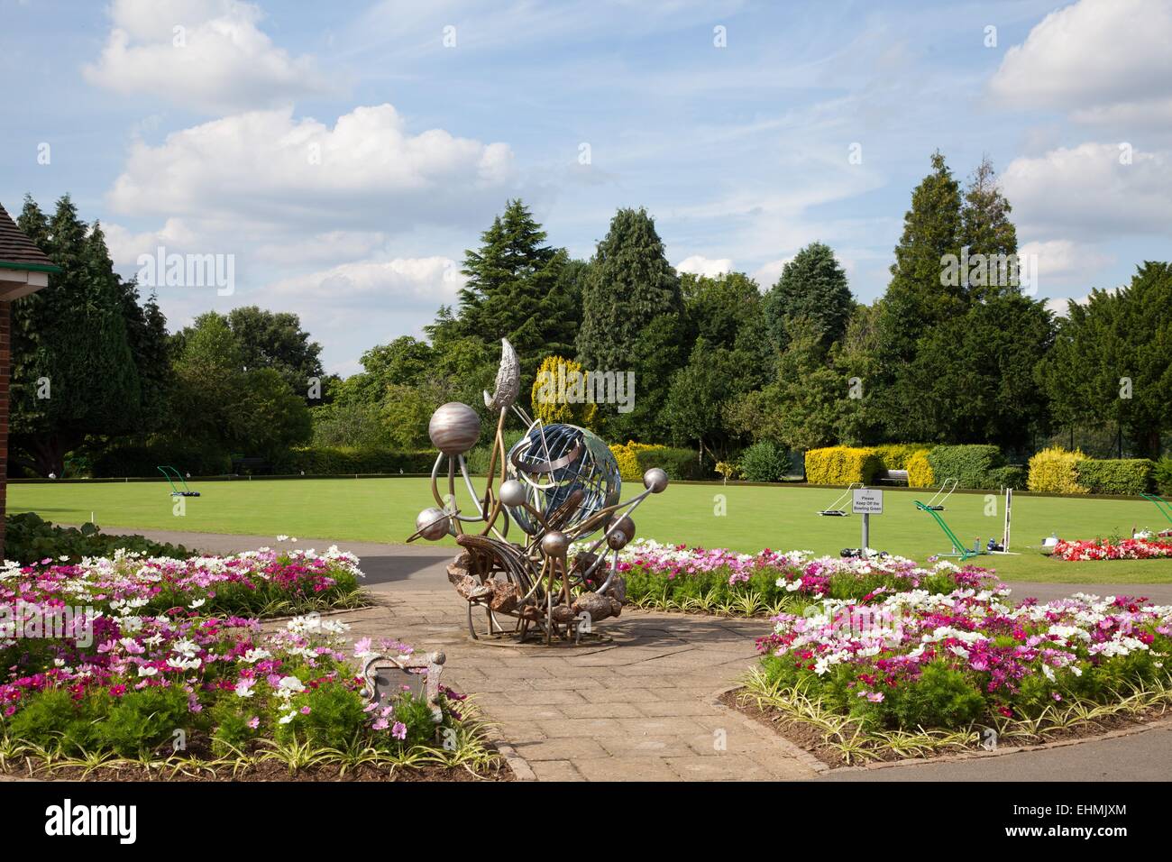 Sculpture, Hollycroft Park Hinckley, Leicestershire, UK Stock Photo Alamy