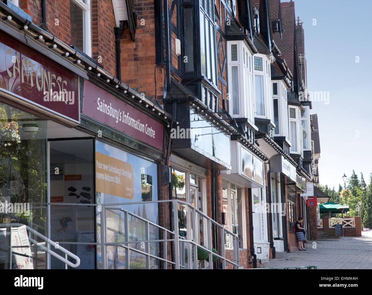 Shops in, Dorridge, West Midlands Stock Photo Alamy