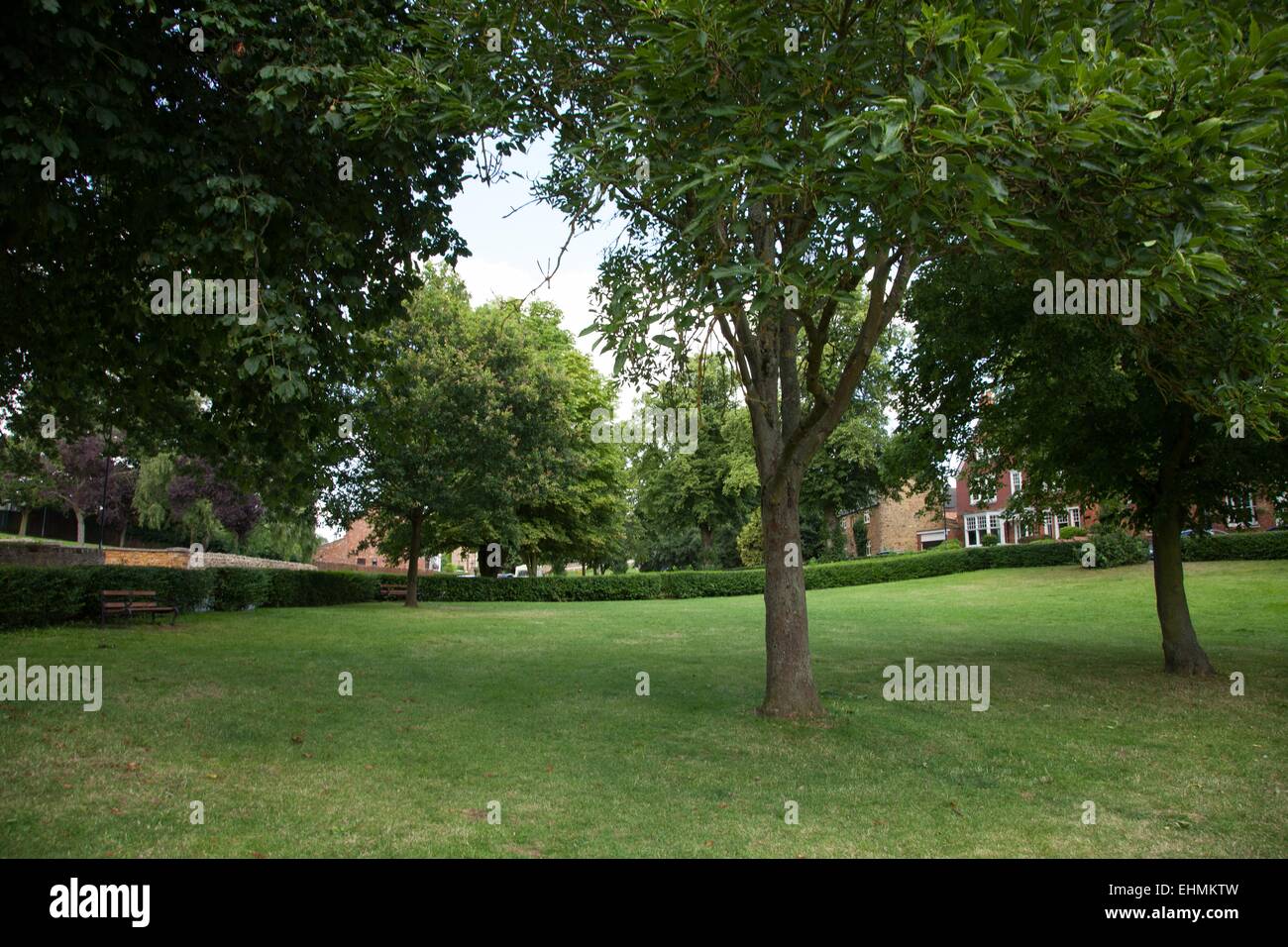 The village green in Kingsthorpe, Northampton Stock Photo Alamy