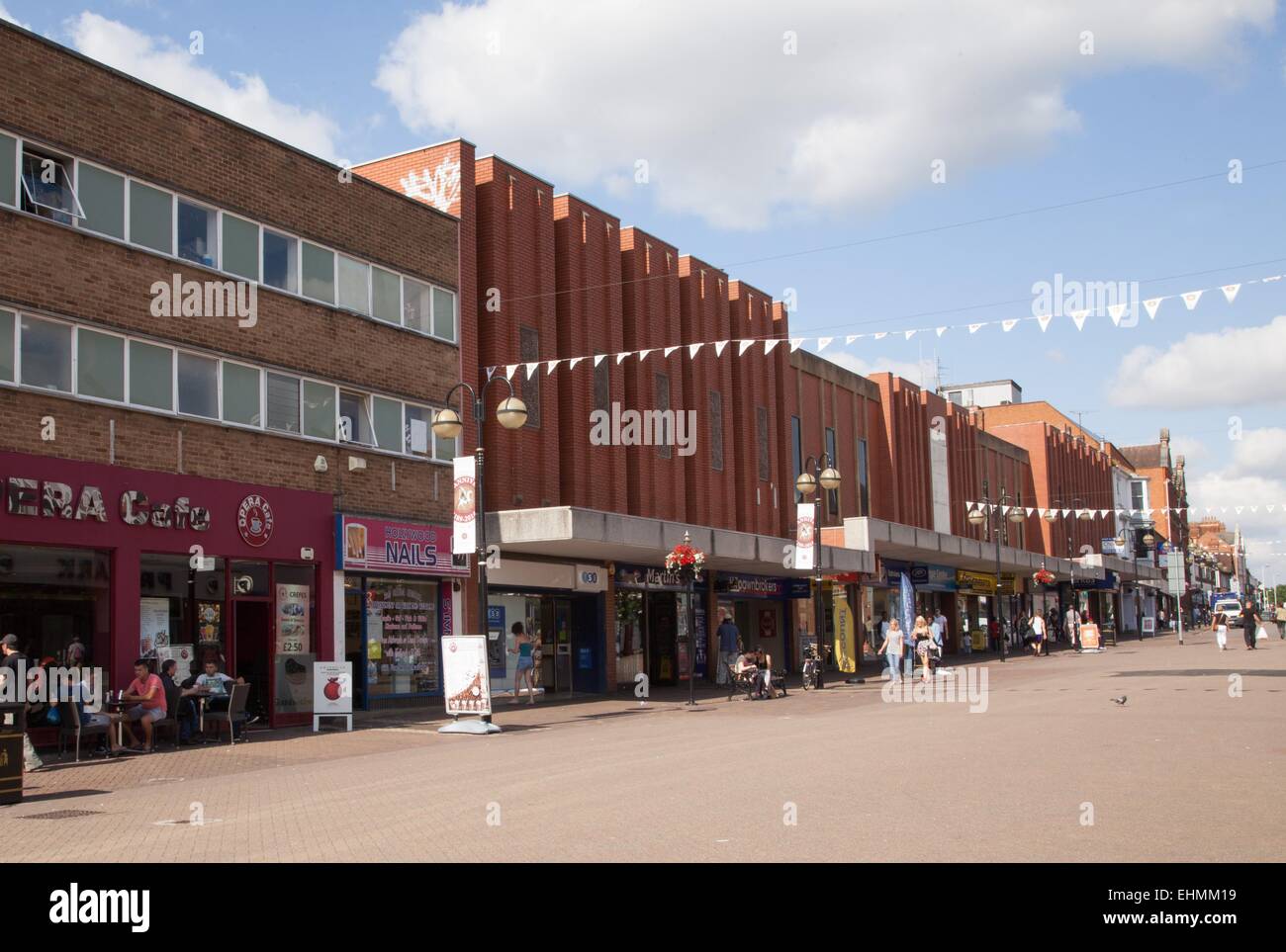 Northampton city centre and shopping Stock Photo Alamy