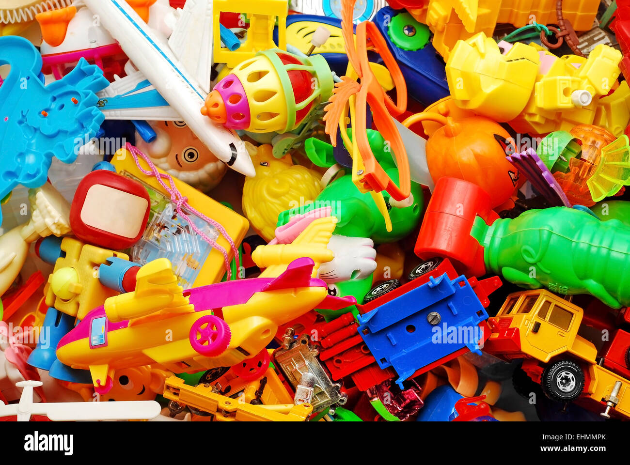 small toys plastic items Stock Photo - Alamy