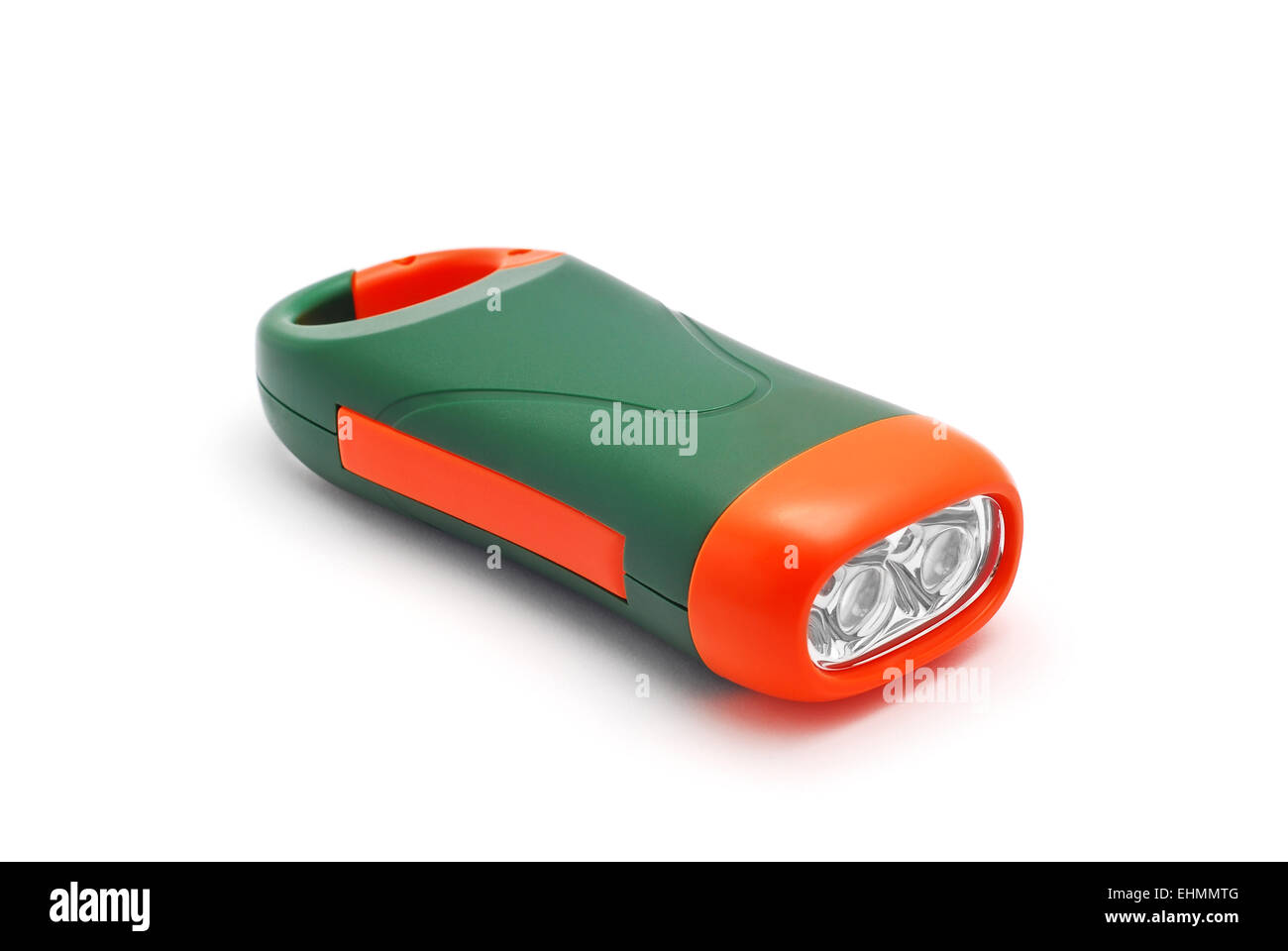 dynamo flashlight on white background Stock Photo Alamy
