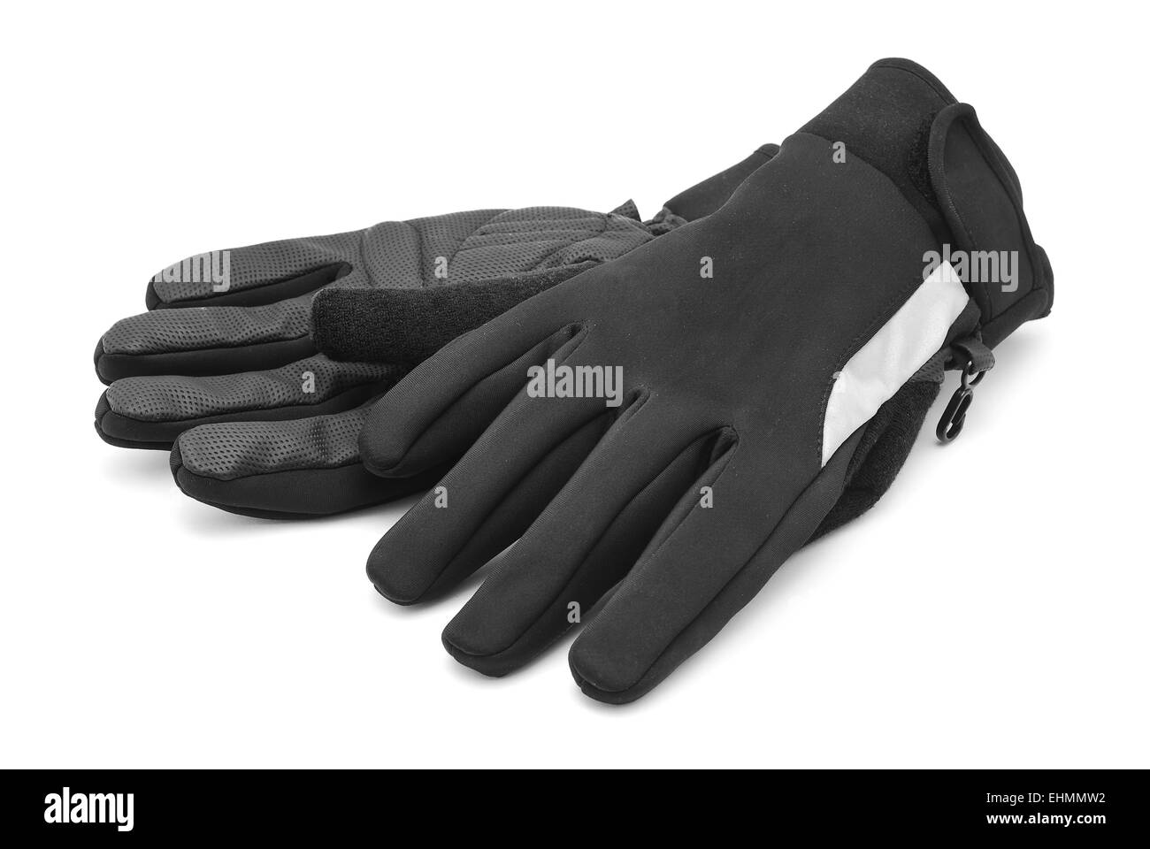 sport bike gloves on white Stock Photo