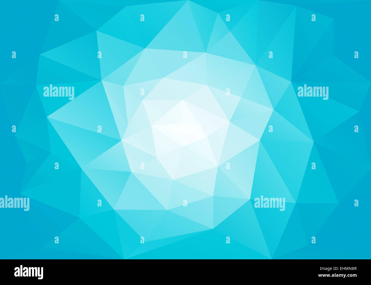 abstract blue low poly background, vector design element Stock Photo