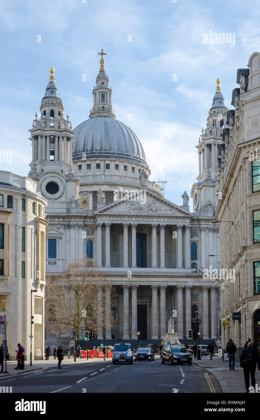 St Paul's Cathedral by Sir Christopher Wren, London, UK Stock Photo