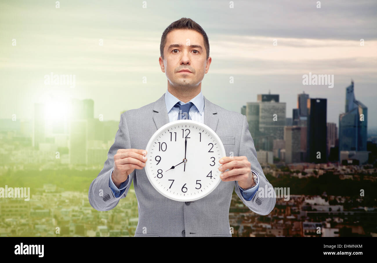 Big clock man hi-res stock photography and images - Alamy