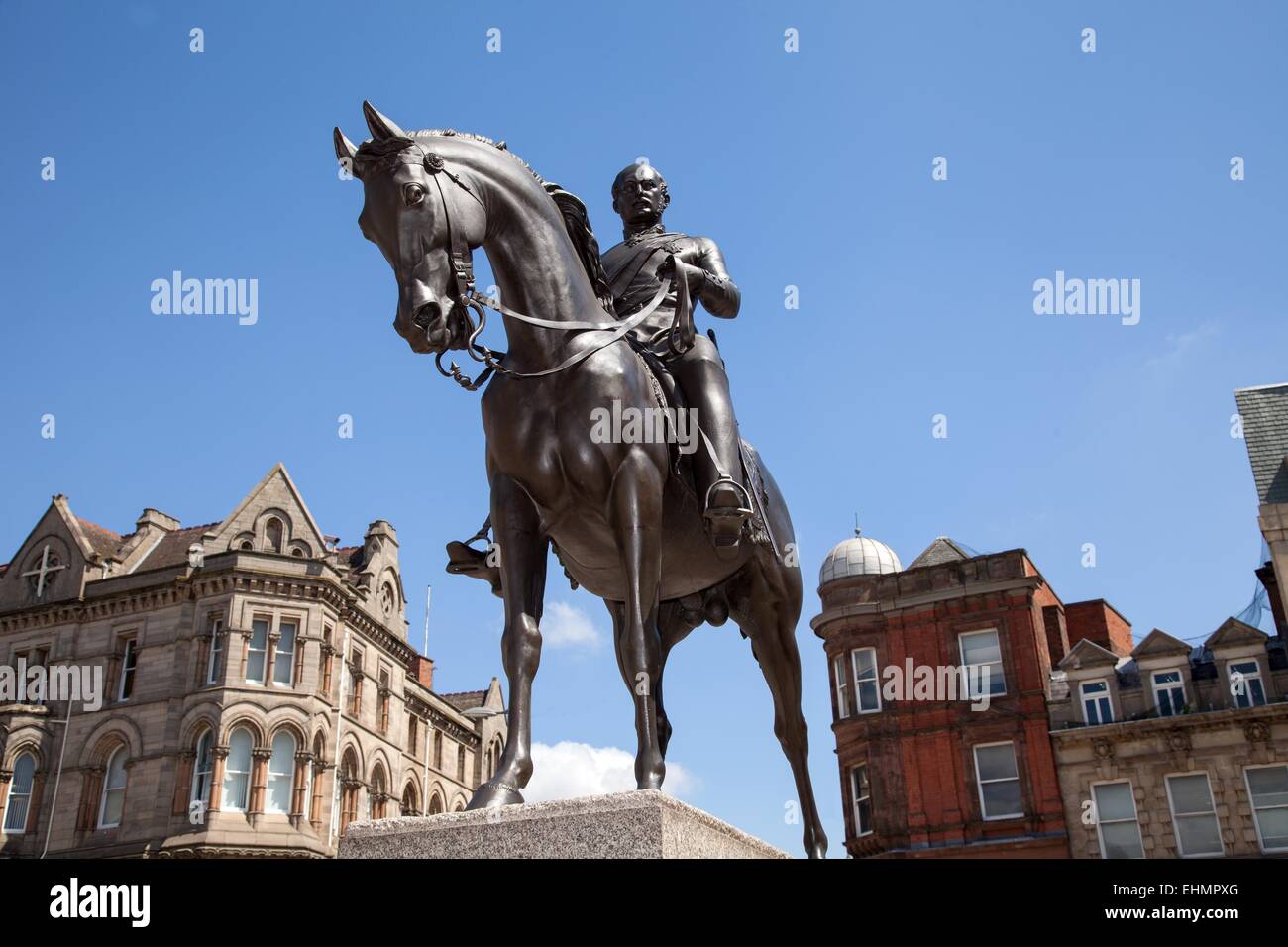 The Prince Albert monument in Wolverhampton Stock Photo